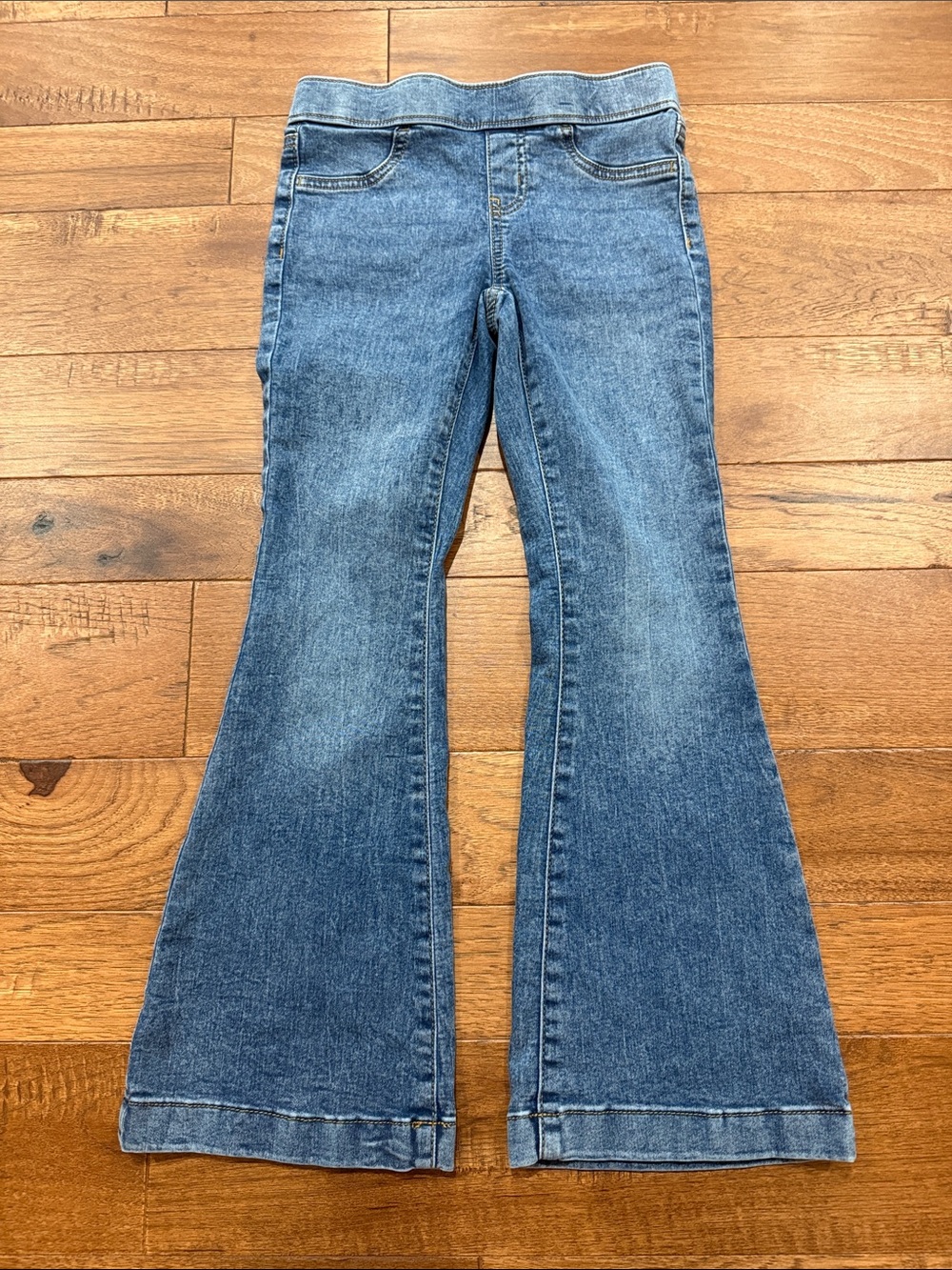 SO Girls Pull On Flare Leg Denim Jeans - Size 8